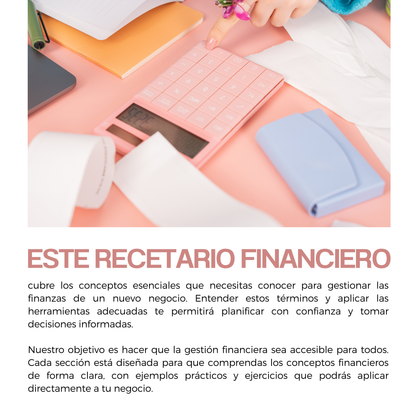 Recetario Financiero: Números Básicos para Empezar tu Negocio